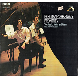 Sergei Prokofiev / Itzhak Perlman / Vladimir Ashkenazy Sonatas For Violin And Piano (No. 1, Op. 80 · No. 2, Op. 94a) Vinyl LP USED