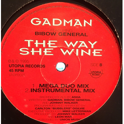 Daddy Gadman / Bibow General The Way She Wine Vinyl 12" USED