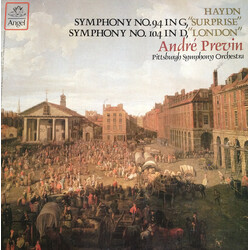 Joseph Haydn / The Pittsburgh Symphony Orchestra / André Previn Haydn Symphony No. 94 In G "Surprise", Symphony No. 104 In D "London" Vinyl LP USED