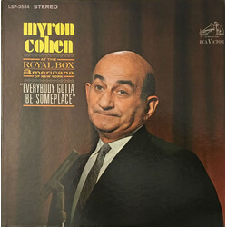 Myron Cohen Everybody Gotta Be Someplace Vinyl LP USED