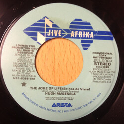 Hugh Masekela The Joke Of Life (Brinca De Vivre) USED VINYL 7INCH 45 RPM PROMO