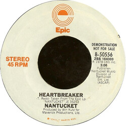 Nantucket Heartbreaker USED VINYL 7INCH SINGLE PROMO