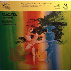 Alexander Glazunov / Boris Khaikin / Большой Симфонический Оркестр Всесоюзного Радио The Seasons Vinyl LP USED