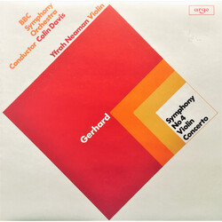 Roberto Gerhard / BBC Symphony Orchestra / Sir Colin Davis / Yfrah Neaman Symphony No 4 / Violin Concerto Vinyl LP USED
