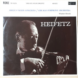 Jean Sibelius / Jascha Heifetz / The Chicago Symphony Orchestra / Walter Hendl Violin Concerto In D Minor, Op. 47 Vinyl LP USED