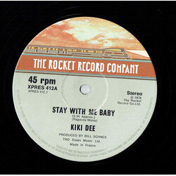 Kiki Dee Stay With Me Baby USED VINYL 12INCH 45 RPM