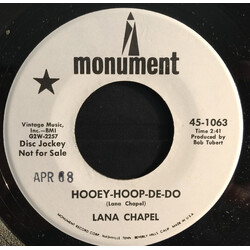 Lana Chapel Hooey-Hoop-De-Do USED VINYL 7INCH 45 RPM SINGLE PROMO