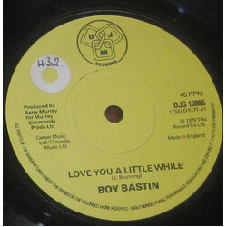Boy Bastin Love You A Little While / Here Is The News USED VINYL 7INCH