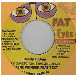 Wayne Wonder / Text (3) Ready Fi Dem Vinyl 7" USED