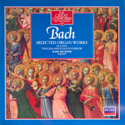 Johann Sebastian Bach / Karl Richter Selected Organ Works Vinyl LP USED