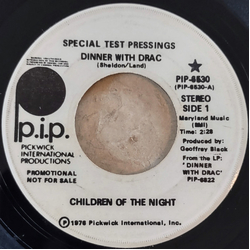 Children Of The Night (5) Dinner With Drac / Transylvania Vinyl 7" USED