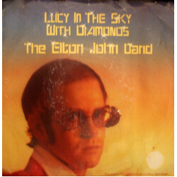 Elton John Band Lucy In The Sky With Diamonds USED VINYL 7INCH 45 RPM SINGLE