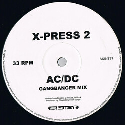 X-Press 2 AC/DC USED VINYL 12INCH 33 S RPM SINGLE