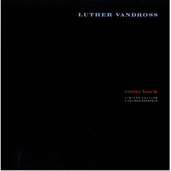 Luther Vandross Come Back Vinyl 12" USED