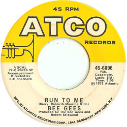Bee Gees Run To Me Vinyl 7" USED