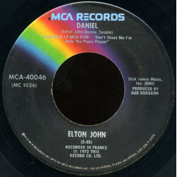 Elton John Daniel / Skyline Pigeon USED VINYL 7INCH 45 RPM SINGLE