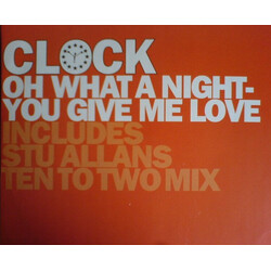 Clock Oh What A Night / You Give Me Love VINYL 12" USED