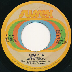 Wednesday (3) Last Kiss / Without You USED VINYL 7INCH SINGLE 45 RPM