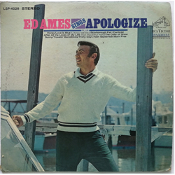 Ed Ames Ed Ames Sings Apologize Vinyl LP USED