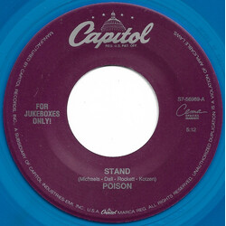 Poison (3) Stand / Until You Suffer Some (Fire And Ice) VINYL 7" USED