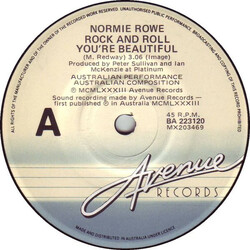 Normie Rowe Rock And Roll You're Beautiful USED VINYL 7INCH 45 RPM SINGLE