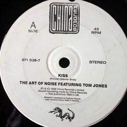 The Art Of Noise / Tom Jones Kiss USED VINYL SINGLE 45 RPM 7INCH
