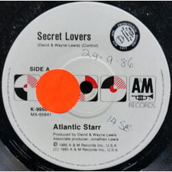 Atlantic Starr Secret Lovers USED VINYL 7INCH SINGLE
