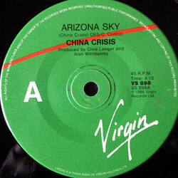 China Crisis Arizona Sky USED VINYL 7INCH SINGLE