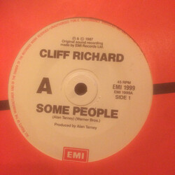 Cliff Richard Some People USED VINYL 7INCH 45 RPM SINGLE