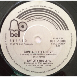 Bay City Rollers Give A Little Love USED VINYL 7INCH 45 RPM SINGLE