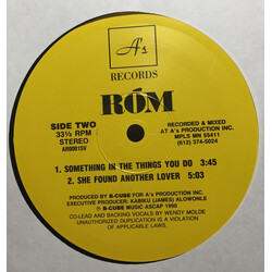 Róm She She USED VINYL 12INCH 33 S RPM STEREO