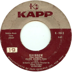 Russ Hamilton Rainbow / We Will Make Love USED VINYL 7INCH 45 RPM SINGLE STYRENE