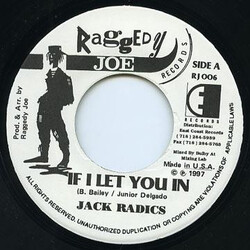 Jack Radics If I Let You In USED VINYL 7INCH 45 RPM SINGLE