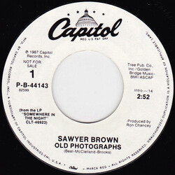 Sawyer Brown Old Photographs USED VINYL 7INCH SINGLE PROMO