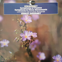 Igor Stravinsky / L'Orchestre De La Suisse Romande / Ernest Ansermet Symphony Of Psalms / Symphony In Three Movements Vinyl LP USED