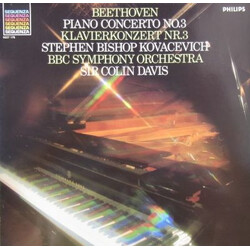 Ludwig Van Beethoven / Stephen Bishop-Kovacevich / BBC Symphony Orchestra / Sir Colin Davis Piano Concerto No.3 Vinyl LP USED