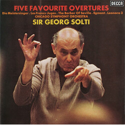 The Chicago Symphony Orchestra / Georg Solti Five Favourite Overtures Vinyl LP USED