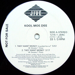 Kool Moe Dee They Want Money USED VINYL 12INCH 33 S RPM PROMO