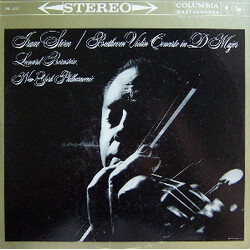 Ludwig van Beethoven / Isaac Stern / Leonard Bernstein / New York Philharmonic Violin Concerto In D Major Vinyl LP USED