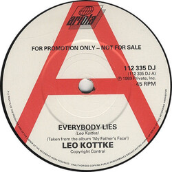 Leo Kottke Everybody Lies Vinyl 7" USED