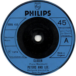 Peters & Lee Closer Vinyl 7" USED
