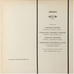 Antonio Salieri / Wolfgang Amadeus Mozart / Niccolò Piccinni / Christoph Willibald Gluck / Tonkünstler Orchestra / Ernst Märzendorfer The Great Rivals