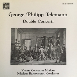 Georg Philipp Telemann / Concentus Musicus Wien / Nikolaus Harnoncourt Double Concerti Vinyl LP USED