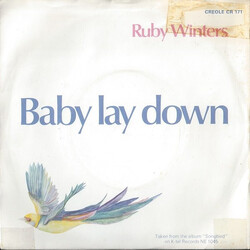 Ruby Winters Baby Lay Down USED VINYL 7INCH 45 RPM