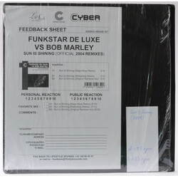 Funkstar De Luxe / Bob Marley Sun Is Shining (2004 Remixes) USED VINYL 12INCH WHITE LABEL