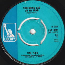 Timi Yuro Something Bad On My Mind Vinyl 7" USED