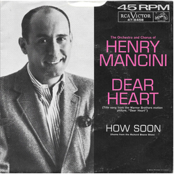 Henry Mancini And His Orchestra And Chorus Dear Heart Vinyl 7" USED