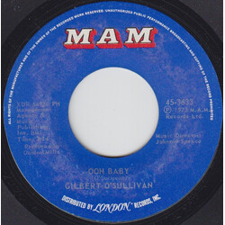 Gilbert O'Sullivan Ooh Baby USED VINYL 7INCH 45 RPM SINGLE STYRENE