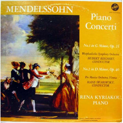 Felix Mendelssohn-Bartholdy / Westfälisches Sinfonieorchester / Hubert Reichert / Vienna Pro Musica Orchestra / Hans Swarowsky / Rena Kyriakou Piano C