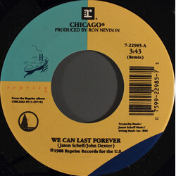 Chicago (2) We Can Last Forever VINYL 7" USED
